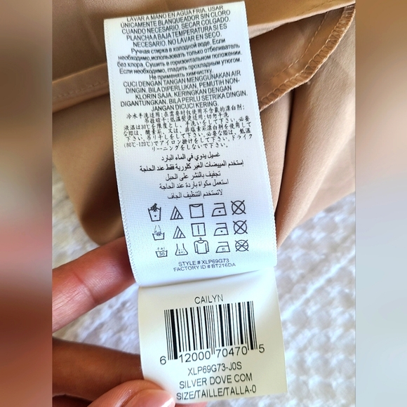 BCBGMaxAzria Cailyn Dress in Silver Dove - Picture 12 of 12